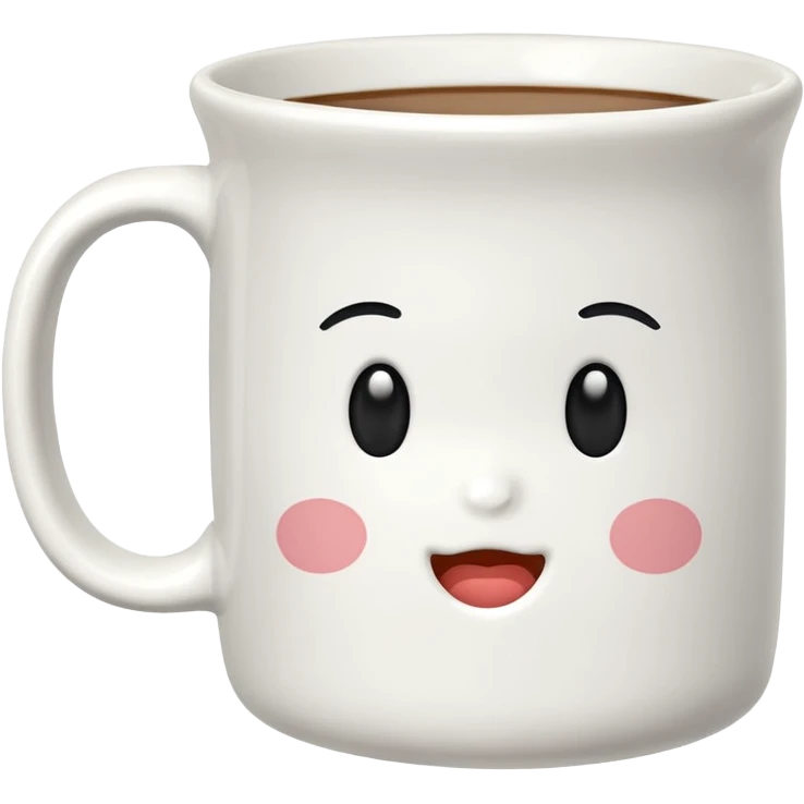 cute mug simplepattern emoji