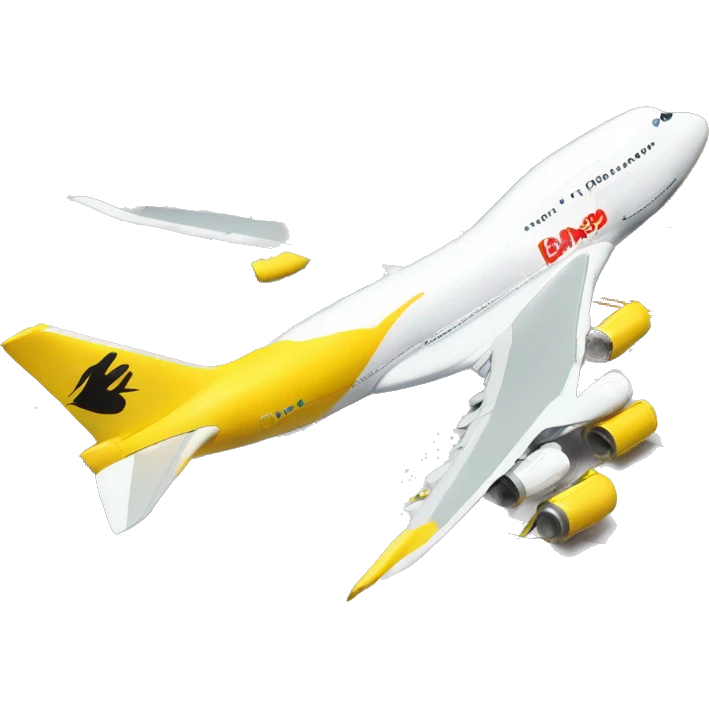 Banana airlines boeing 747 emoji