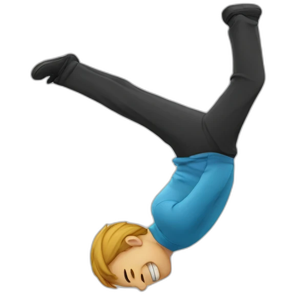 letter W do backflip emoji