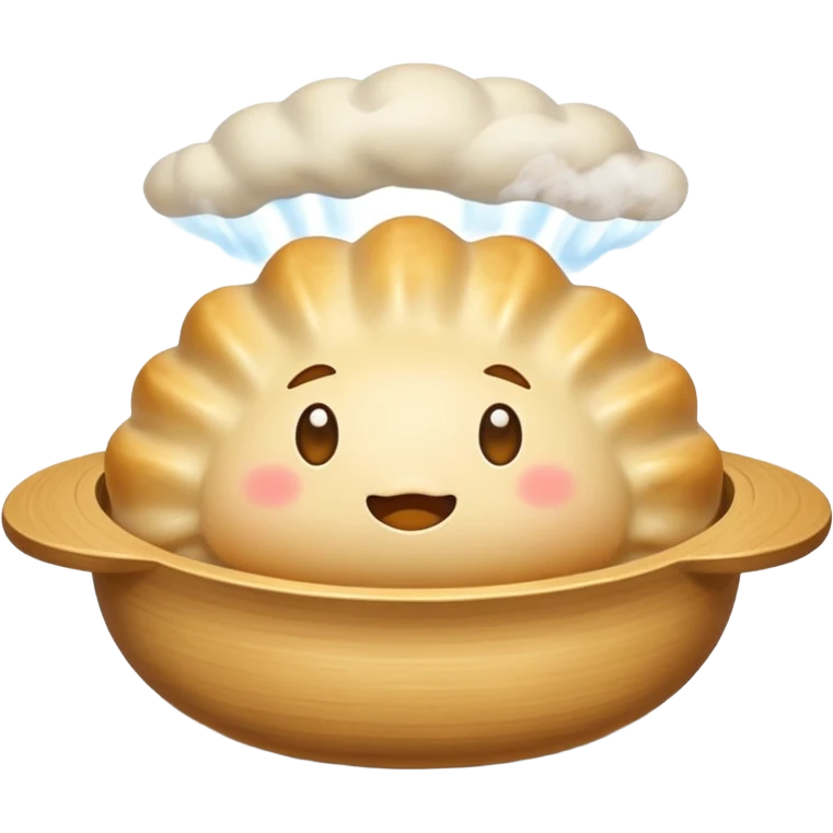 flying dumpling emoji
