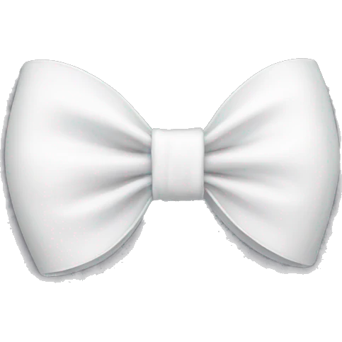 white bow emoji