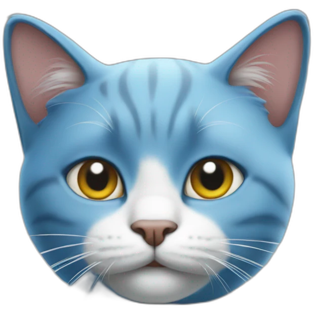 Cat-smurf emoji