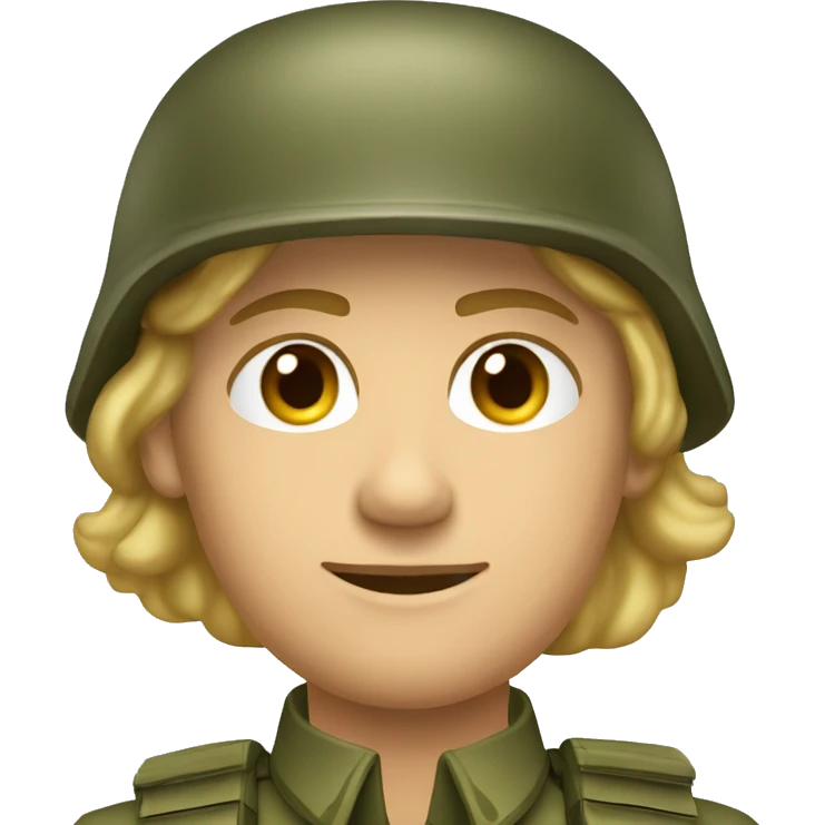 bundeswehr soldat dunklelblond emoji