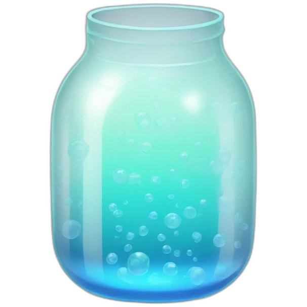 Electric bubble glass  emoji