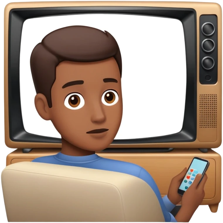 person watching TV emoji