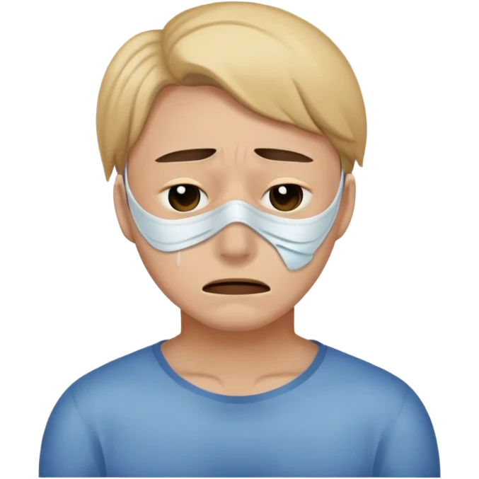 Casita triste llorando cansado emoji