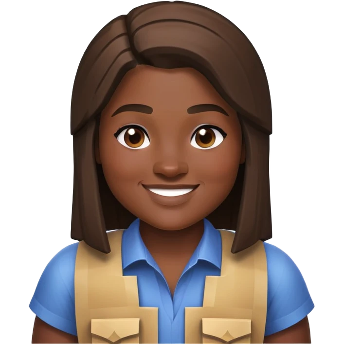 Danielle Brooks as a Minecraft character emoji