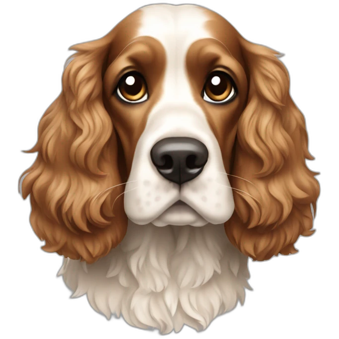 Dog-english-cocker-spaniel-full-body emoji