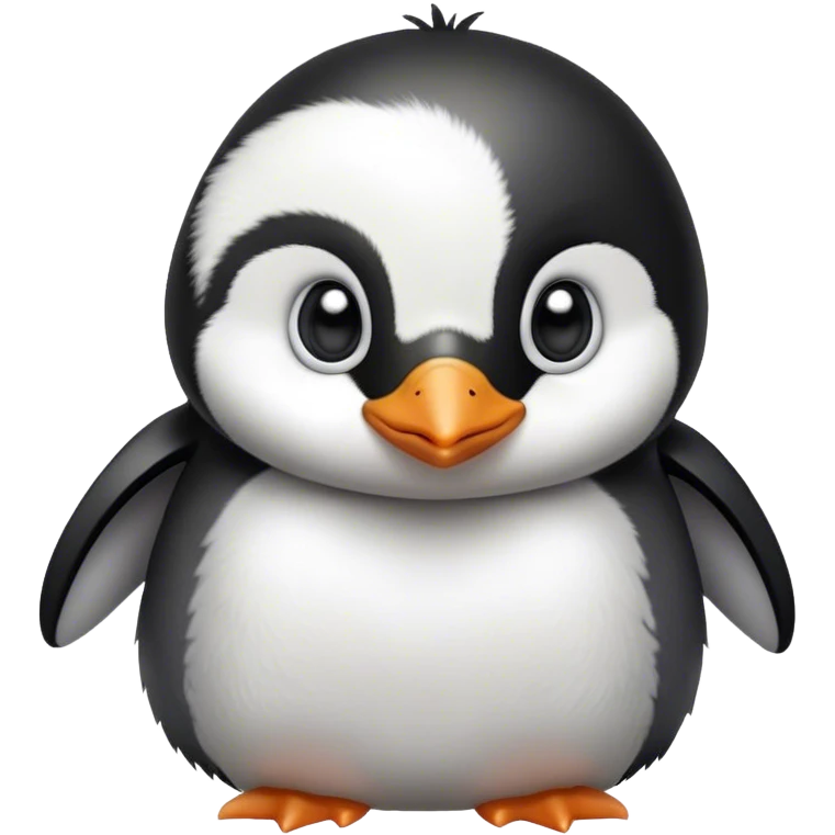 Baby penguin head emoji