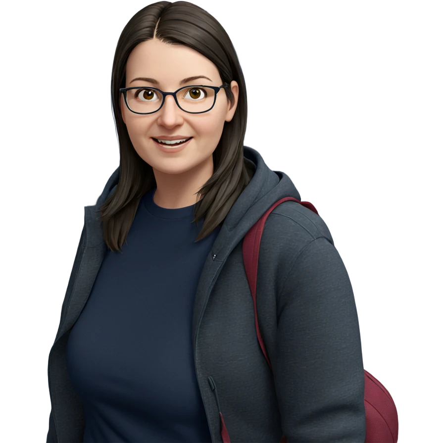 smiling person on the street emoji