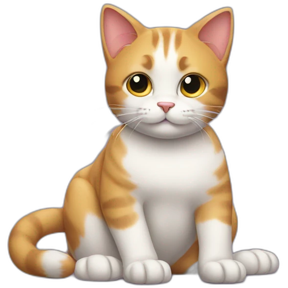 Cat with five paws emoji