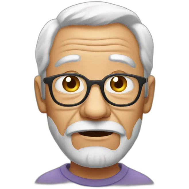 Ugly grandpa emoji
