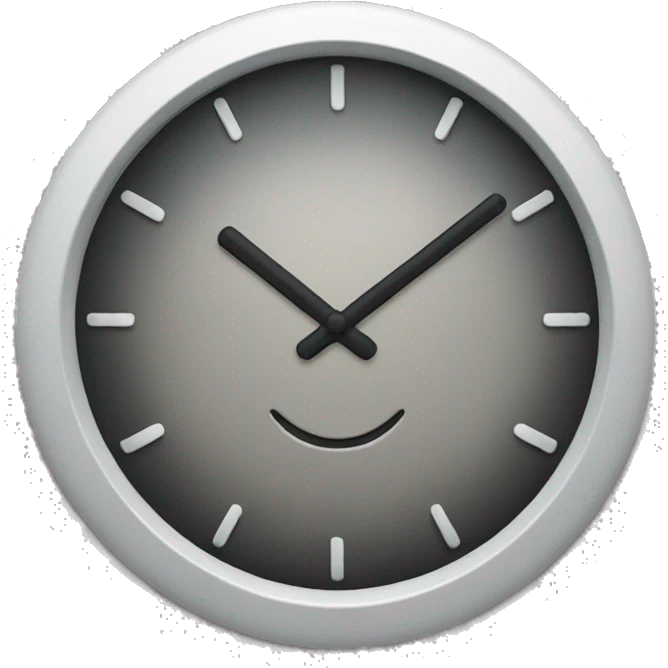 6:15 pm on a clock emoji