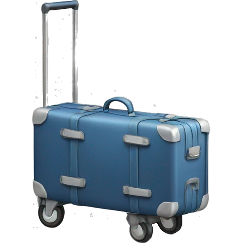 suit case trolley big emoji