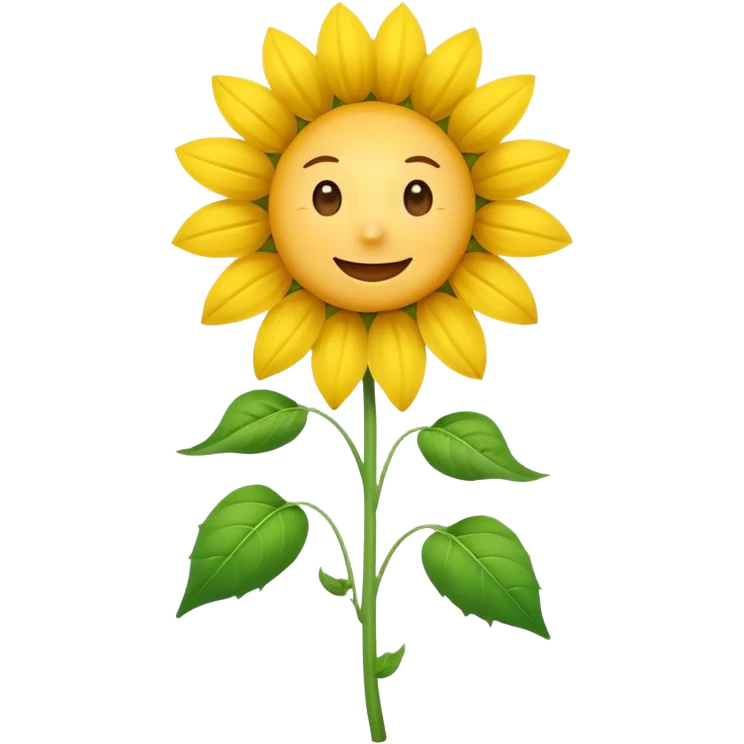 Dancing sunflower emoji