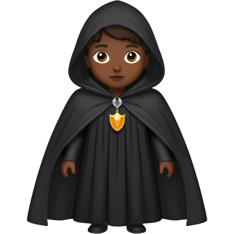 black dress cloak emoji
