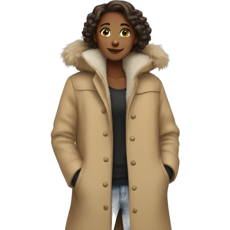 beautiful coat emoji