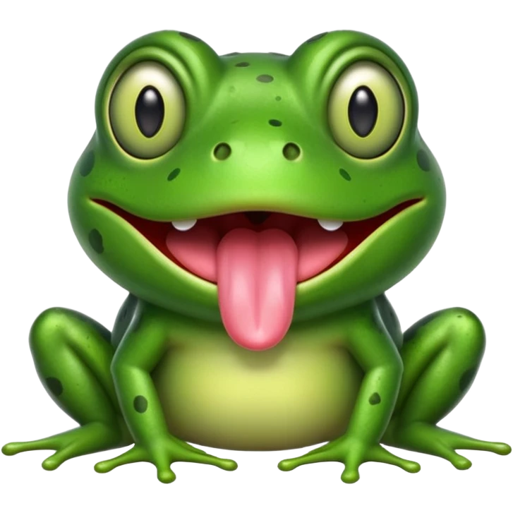 frog with tongue emoji