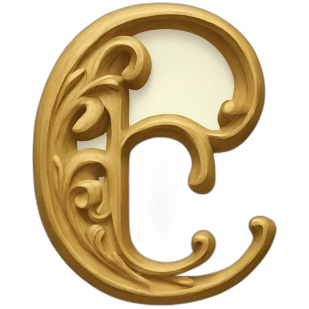 Calligraphic F letter emoji