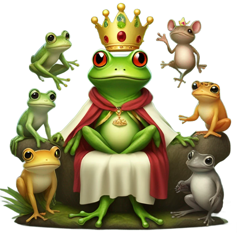 inauguration of frog emoji