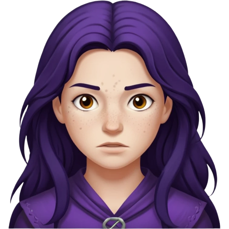 Violet Sorengil from the book The Fourth Wing, Traces of a Fighting Ashjad emoji