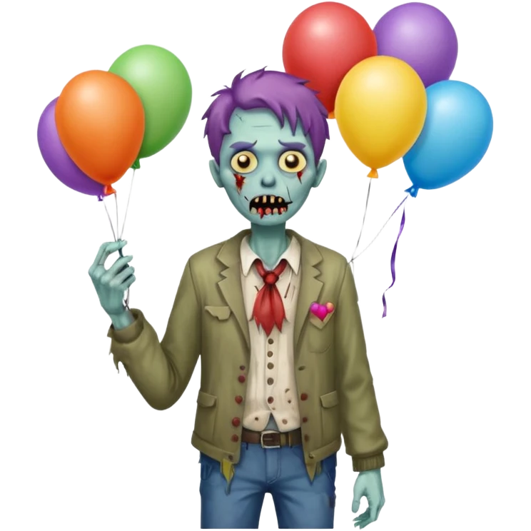 Street Balloon Seller zombie  emoji