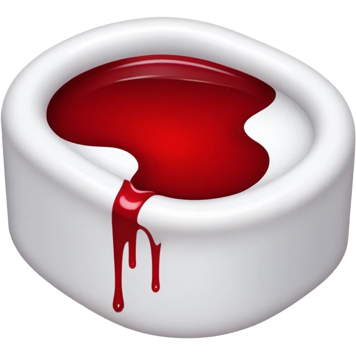Giving birth blood emoji
