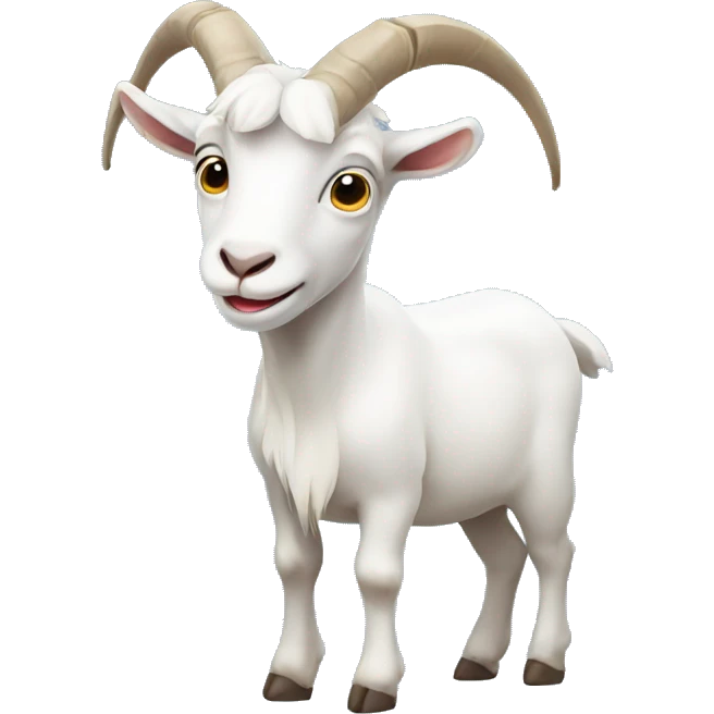 White goat emoji