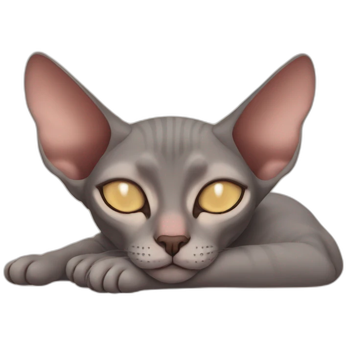 sphinx cat sleep emoji