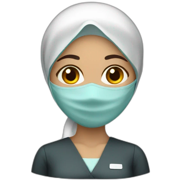 hijab nurse emoji