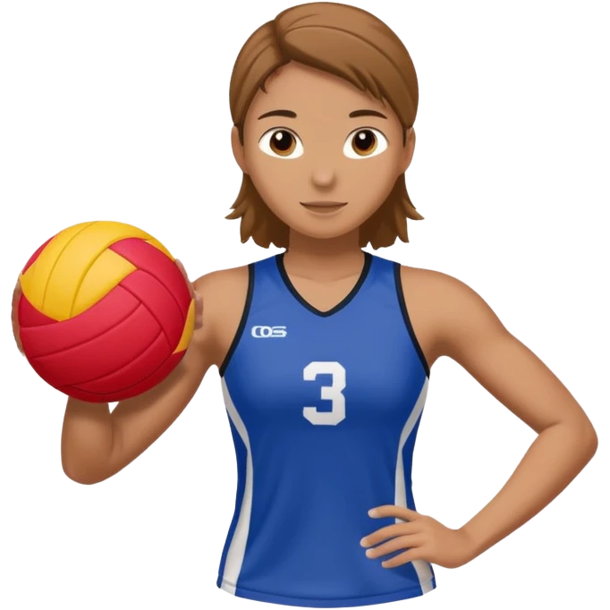 volleyball player, horseman, with volleyball ball emoji