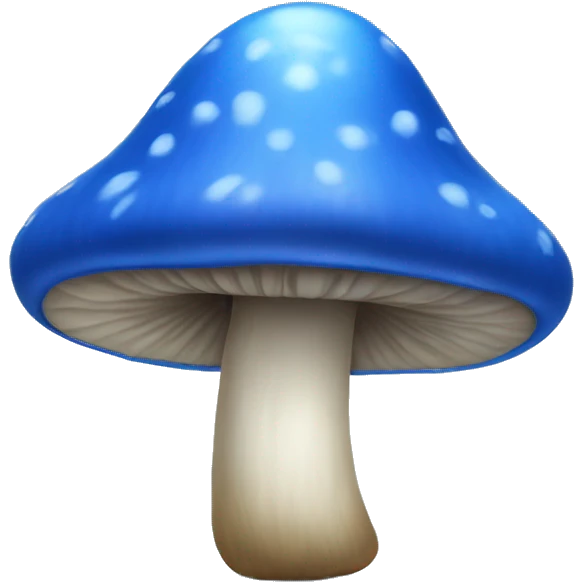 Blue mushroom  emoji