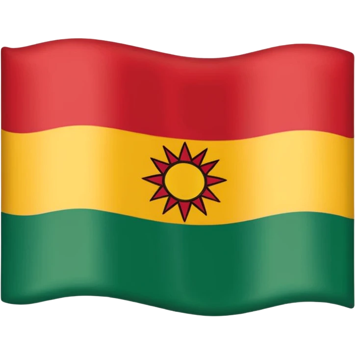 Create a Kurdistan flag  emoji