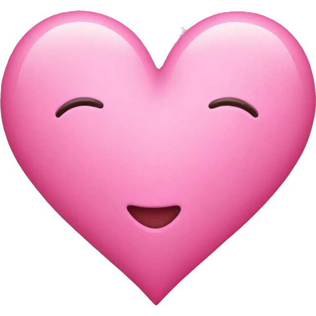 Pink heart emoji