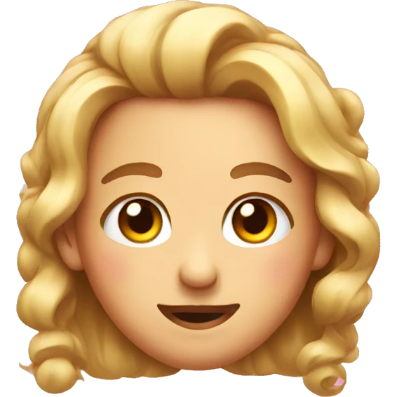 blushing face with bow emoji