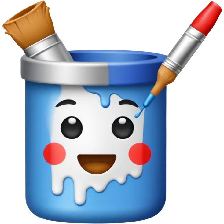 artist paint tube  emoji