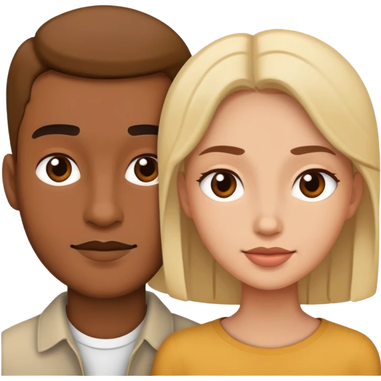 Girlfriend and boyfriend, their appearance: randomize emoji