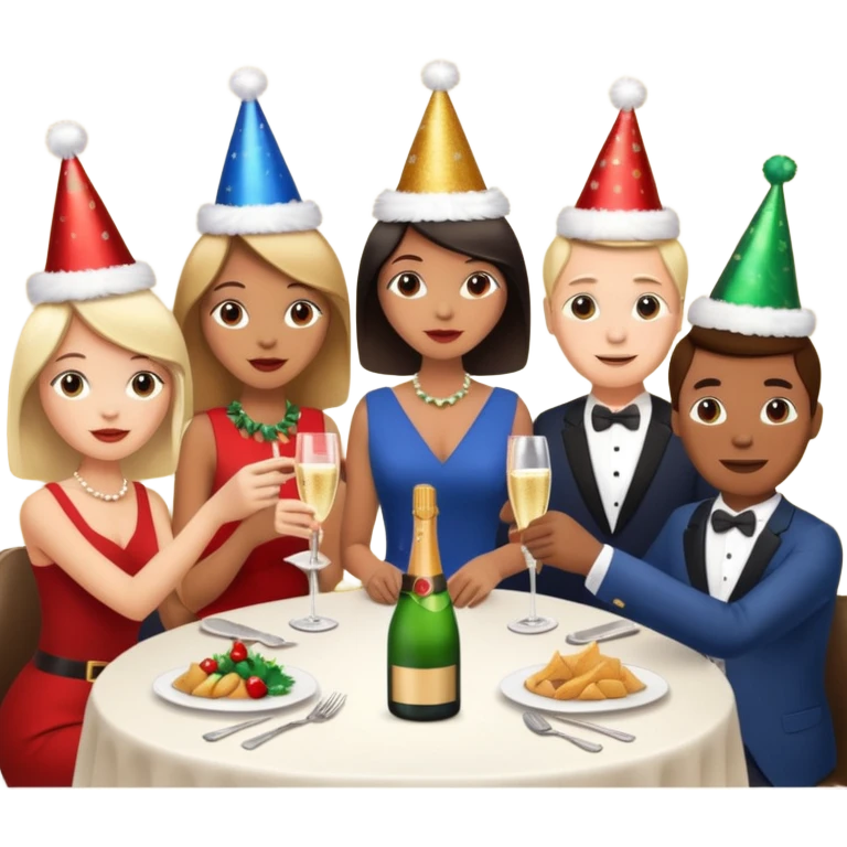 Company Christmas dinner emoji