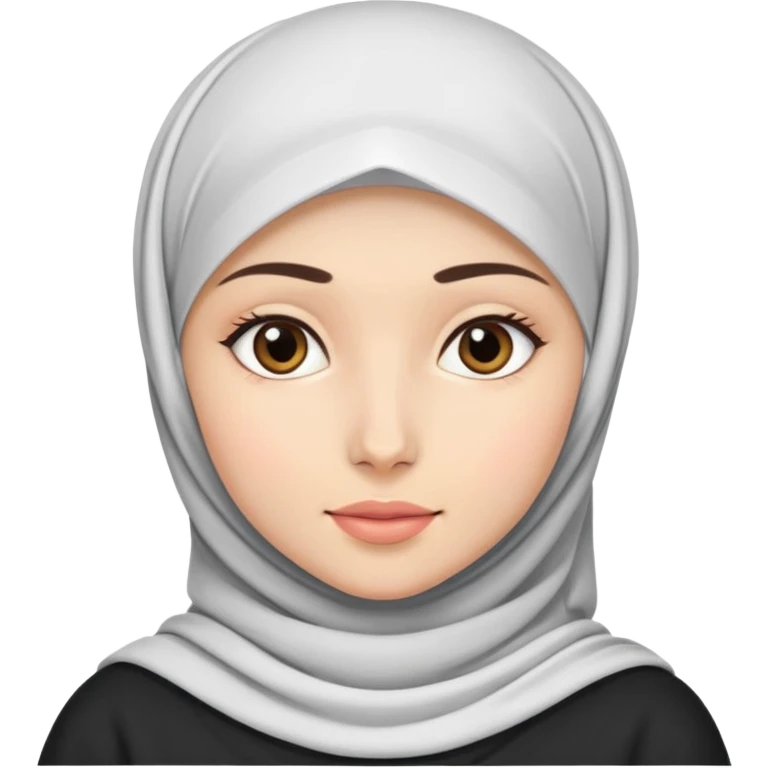 دختری محجبه که تبلیغ حجاب میکند emoji