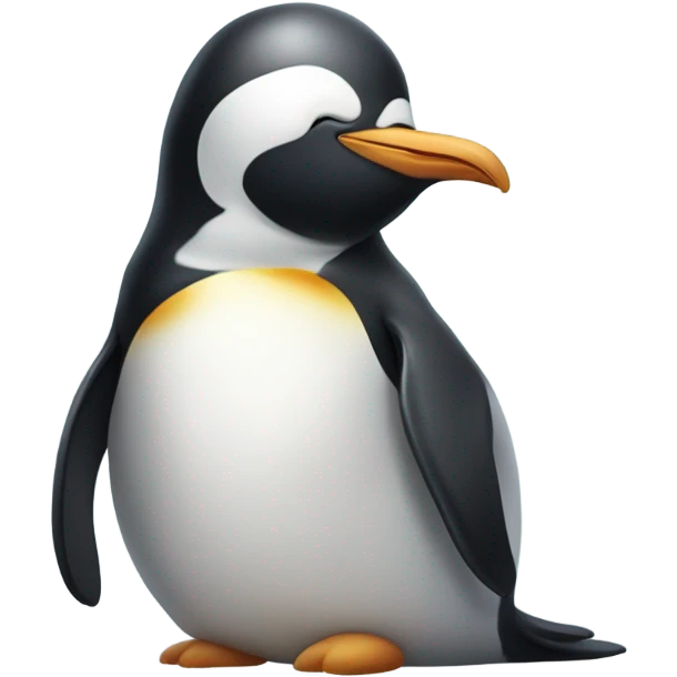 Zen penguin emoji