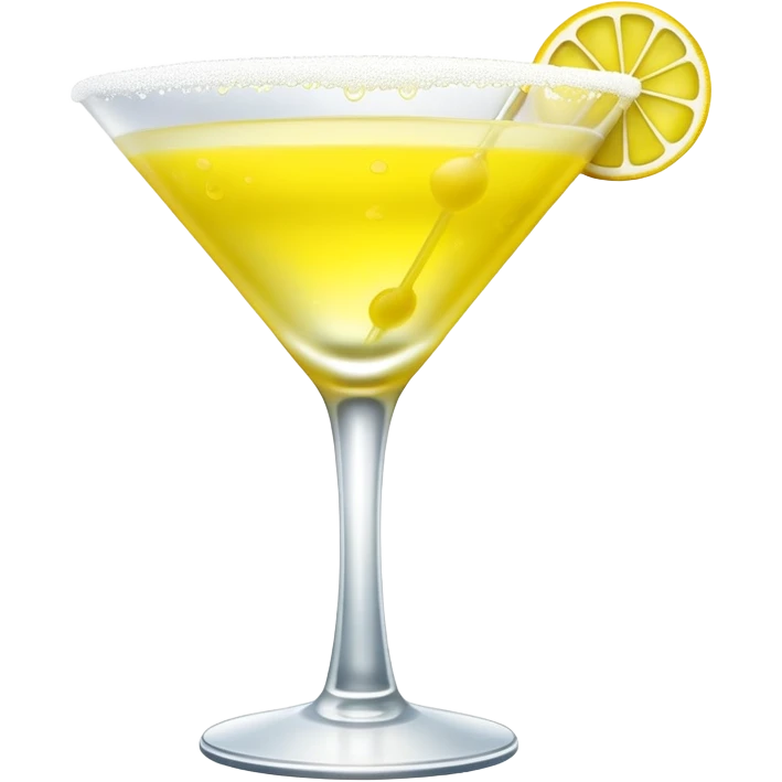 lemon drop martini glass emoji