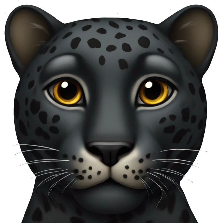 Black leopard emoji