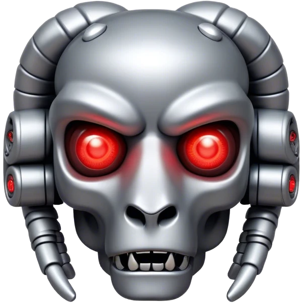 A terminator style Ram emoji