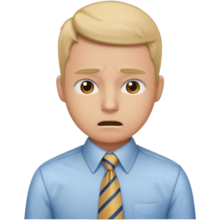 Estrés laboral en la oficina  emoji