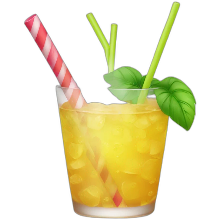 coctail straw emoji