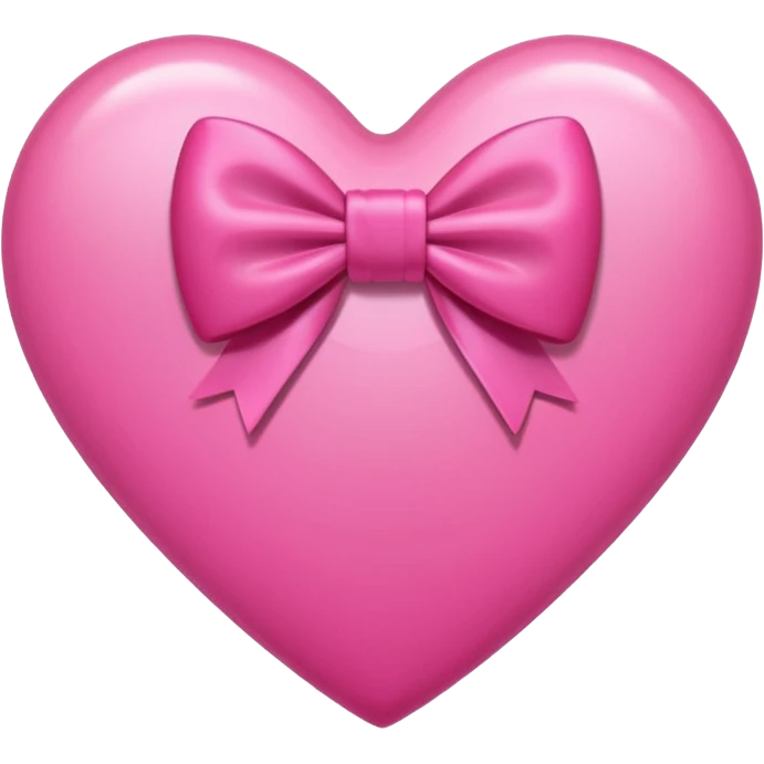 pink heart with bow in it  emoji