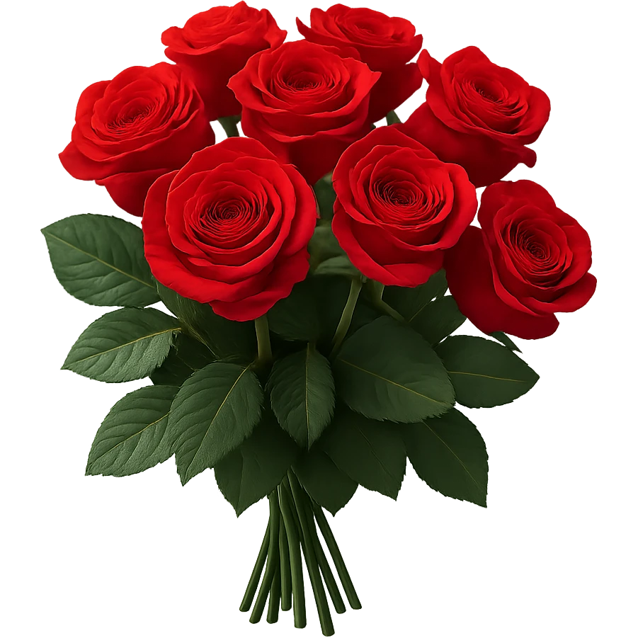bouquet of roses emoji