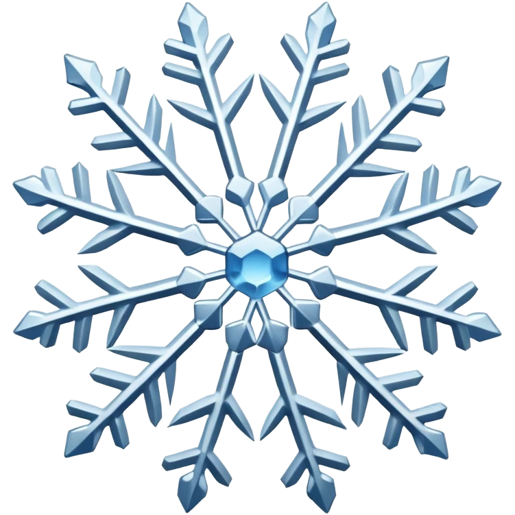 snowflake white emoji
