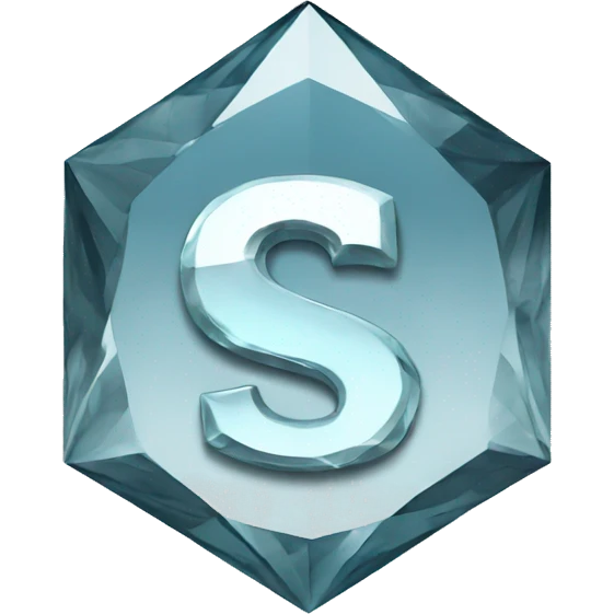 DIAMOND LETTER 'S' emoji