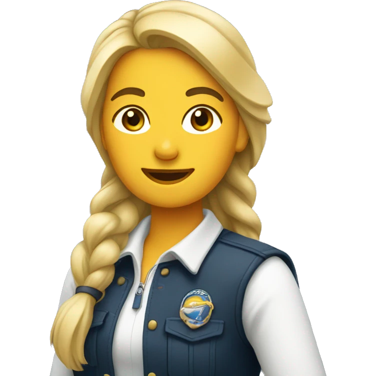Girl tour guide emoji